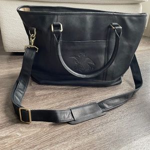 Clava - Roadster Leather Travel Tote - Anheuser-Busch logo
